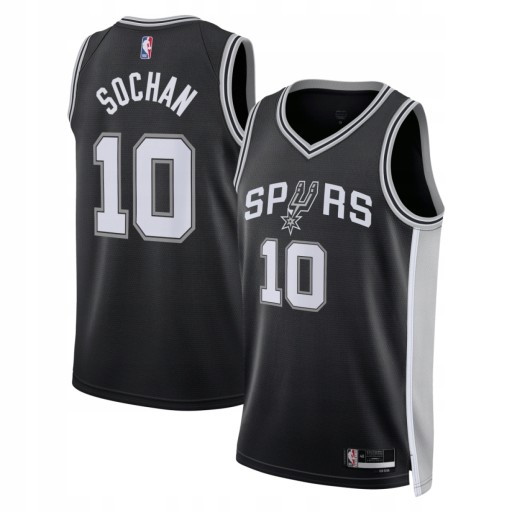 Koszulka Do Koszykówki Dziecięca Jeremy Sochan San Antonio Spurs 2023/24