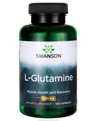 SWANSON L-Glutamine 500 mg 100 kaps.