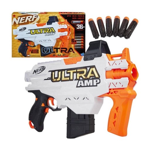 NERF ULTRA AMP KARABIN AUTOMATYCZNY 6 STRZAŁEK