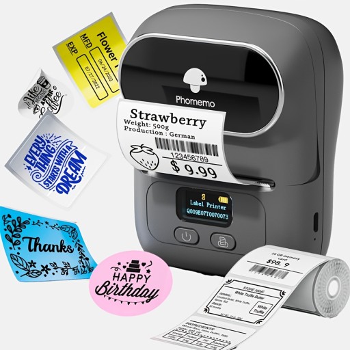 M110 Thermal Label Makers - Portable Wireless Thermal Label Maker Printer