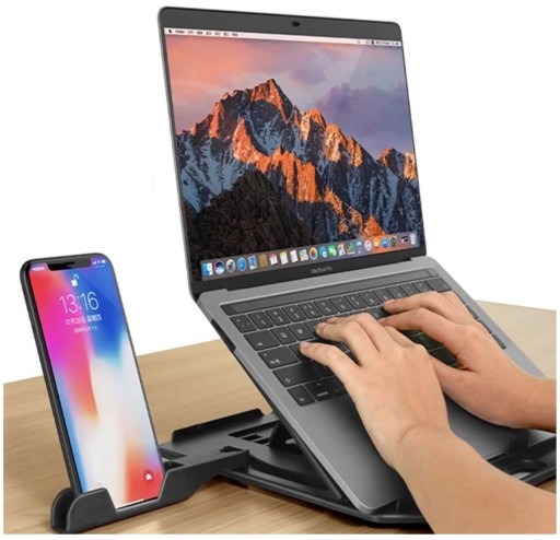 PODSTAWKA POD LAPTOPA TABLET REGULOWANA STOJAK SKŁADANY