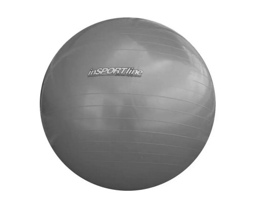 Piłka gimnastyczna gładka Super Ball 55cm srebrna