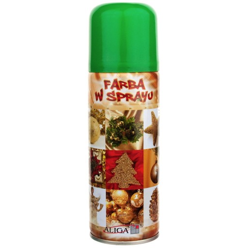 FARBA W SPRAYU 250ml FARBA SPRAY ALIGA zielona