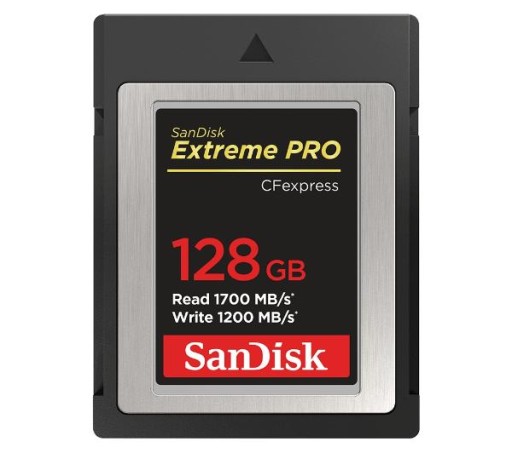 Karta pamięci SanDisk Exterme Pro Type B CFexpress 128GB 1700/1200 MB/s