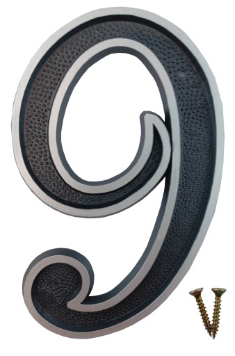 CYFRA NA DOM BUDYNEK NUMER ADRES REFLEX 15CM 9