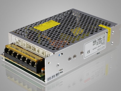 ZASILACZ do taśm LED 12V DC 100W modułowy, 8A
