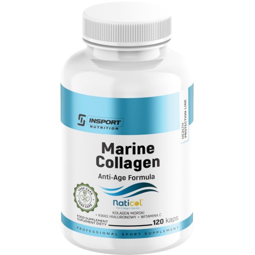 MARINE COLLAGEN 120 kap KOLAGEN RYBI MORSKI NATICOL STAWY SKÓRA | INSPORT