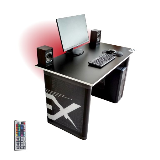 Biurko gamingowe komputerowe dla gracza LED DESIGN