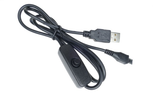 KABEL USB - MICRO USB Z PRZEŁĄCZNIKIEM RASPBERRY