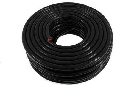 PRZEWÓD PODCIŚNIENIA SILIKONOWY ZBROJONY TURBOWORKS PRO BLACK 8MM