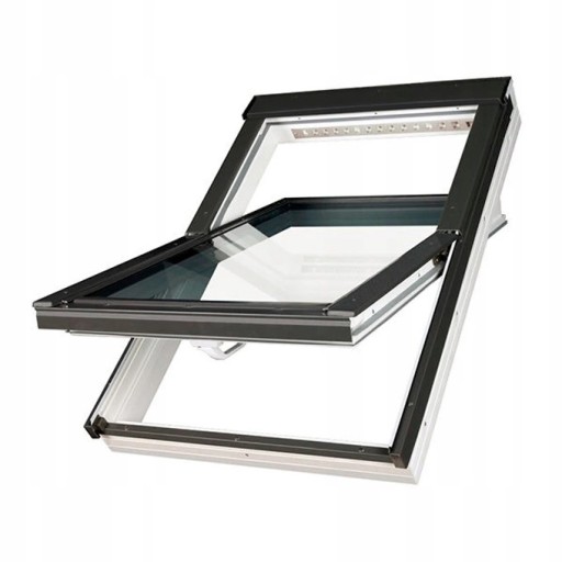 Okno dachowe 3 szybowe FAKRO PTP-V U4 78x140 RAL 7022