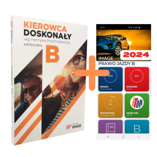 Testy na Prawo Jazdy 2024 Zestaw do Nauki kat. B Książka + testy online