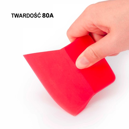 RAKLA, ŚCIĄGACZKA TRAPEZ DO FOLII PPF - 3 TWARDOŚCI - TWARDOŚĆ 80A