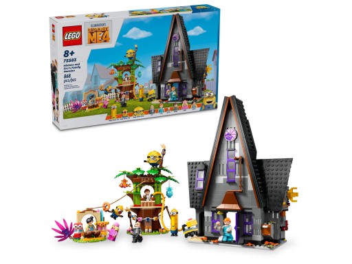 LEGO Minionki 75583 Klocki LEGO Minions 75583 - Rodzinny dom Gru i minionki
