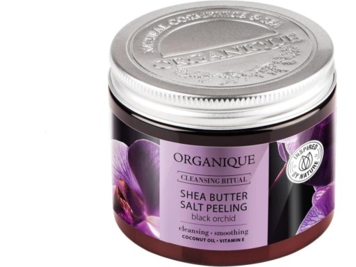 ORGANIQUE Black Orchid Peeling solny z masłem shea 200g