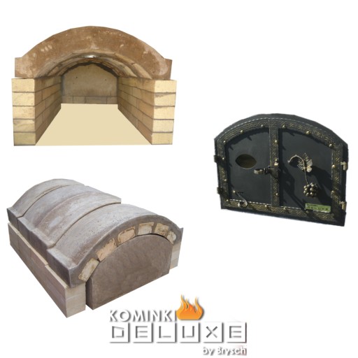 Piec CHLEBOWY I PIZZY OPALANY DREWNEM 60X90