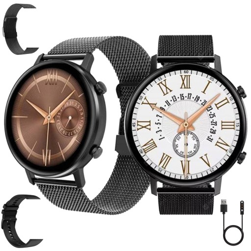 ZEGAREK SPORTOWY SMARTWATCH SMARTBAND OPASKA SPORTOWA AMOLED MENU POLSKIE