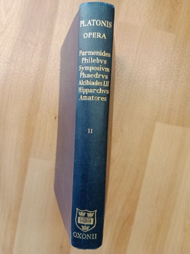 Platonis Parmenides. Philebus. Symposium. Phaedrus, etc. Platon wyd. kryt.