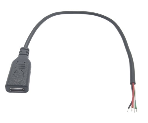 Gniazdo USB-C z przewodem 4pin 30cm