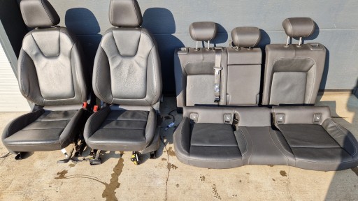 OPEL ASTRA K FOTELE WNĘTRZE SKÓRZANE KOMPLET SKÓRA