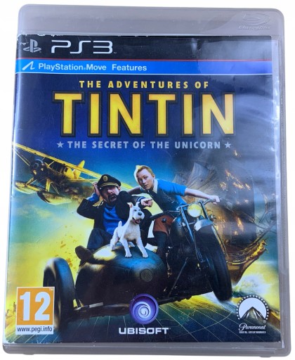 THE ADVETURES OF TINTIN płyta bdb PS3