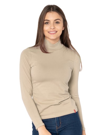 Półgolf Damski Cienki Sweter Golf 8111-17 r M/L