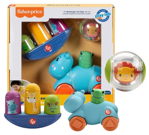 FISHER PRICE ROZWIJAMY MOTORYKĘ zestaw prezentowy