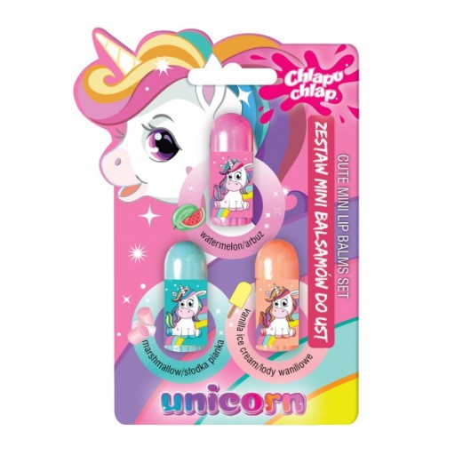 CHLAPU CHLAP Unicorn zestaw balsamów d/ust