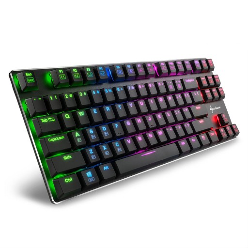 NISKOPROFILOWA KLAWIATURA MECHANICZNA SHARKKON PUREWRITER TKL RGB KAILH RED