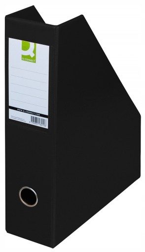 Pojemnik na dokumenty Q-CONNECT PVC A4/76 czarny