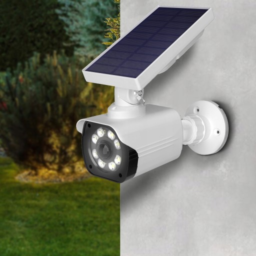 ATRAPA KAMERY KAMERA MIGAJĄCA DIODA LED SOLARNA