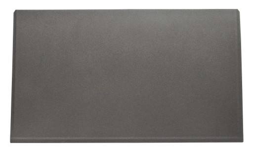 Blacha przed kominek ze stali, szara, 50x80
