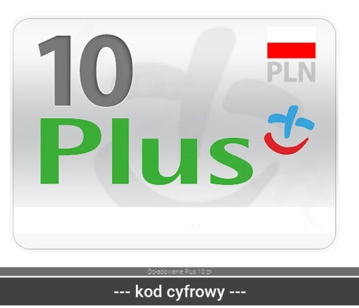 Doładowanie Plus 10 zł