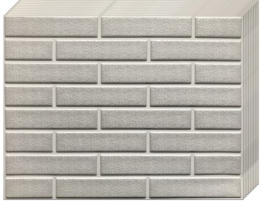 OKŁADZINA ścienna PŁYTKI CEGŁA SZARE PCV DW03 10x