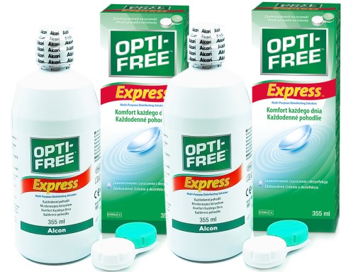 Dwupak płynów Opti Free Express 2x355 ml pojemnik