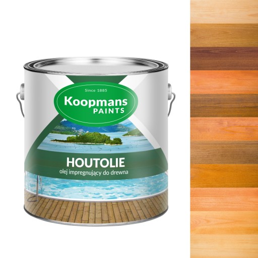KOOPMANS OLEJ TARASU DREWNA HOUTOLIE 5L KOLORY