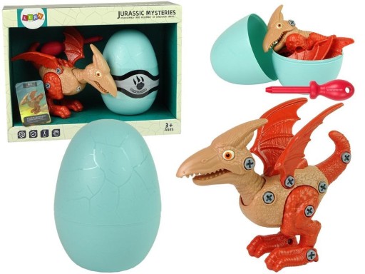 ZESTAW DINOZAUR PTERODAKTYL Z JAJKIEM DIY