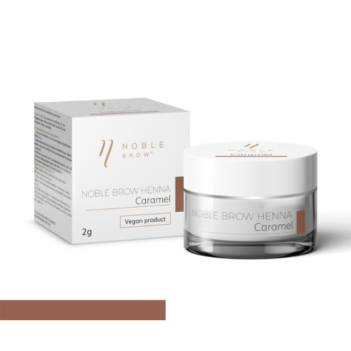 Henna pudrowa do brwi Noble Brow - Caramel