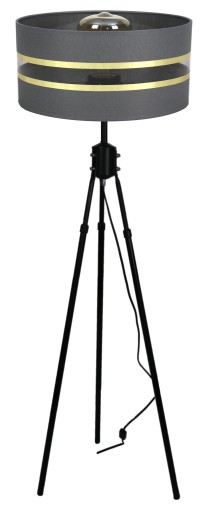 LAMPA STOJĄCA PODŁOGOWA NASTROJOWA ABAŻUR 40CM LED