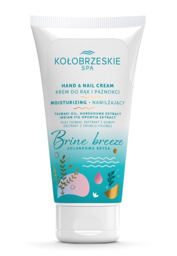 Kołobrzeskie SPA krem do rąk i paznokci z solanką Solankowa bryza 65ml