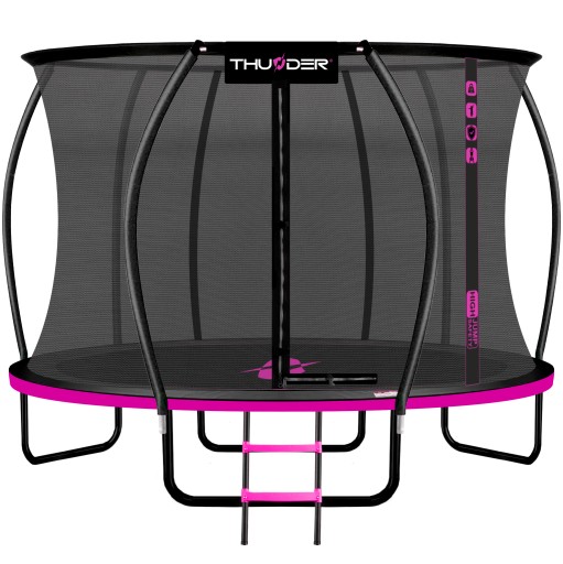 Trampolina OGRODOWA 366cm 12FT dla dzieci ŁATWY MONTAŻ z siatką wewnętrzną