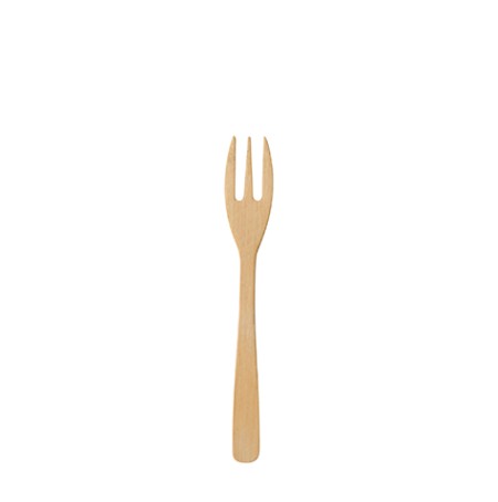 Fingerfood mini widelczyki z bambusa do przekąsek PURE 9,5cm 50 sztuk