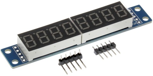 Wyświetlacz 8 Cyfrowy Max7219 Arduino 7 Segmentowy
