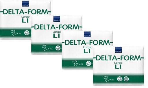 PIELUCHOMAJTKI ABENA DELTA FORM L1 - 20szt x 4 op.