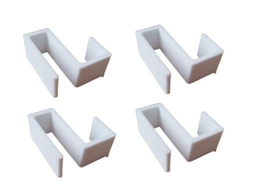4x WIESZAK HACZYK NA GRZEJNIK KALORYFER PROFIL 1CM