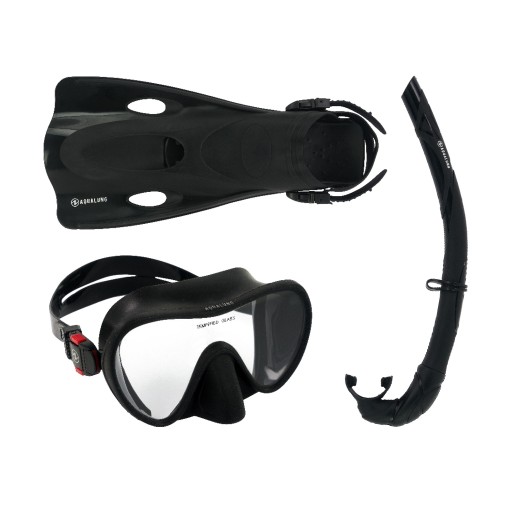 Zestaw do snorkelingu Aqualung czarny L-XL
