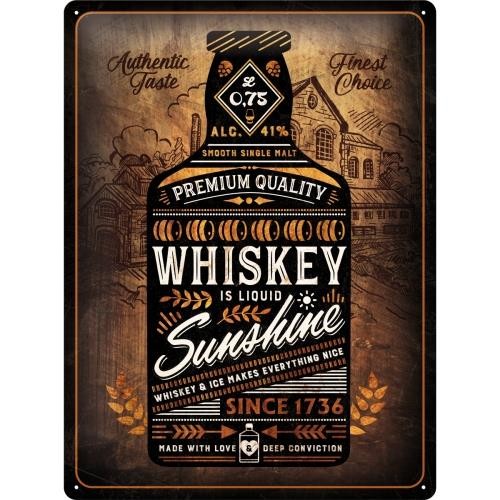 Szyld 30x40 tablica Whiskey Sunshine