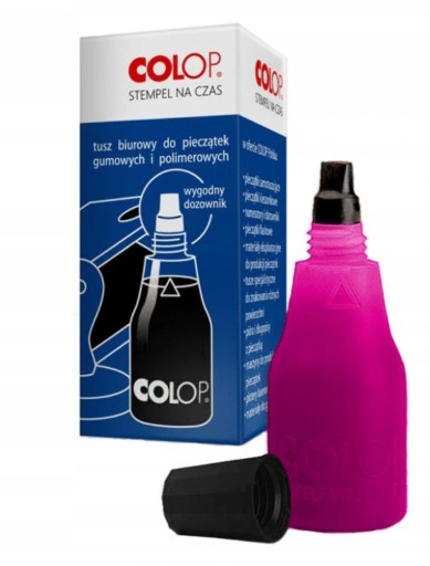 Tusz do pieczątek i poduszek - COLOP 25ml- MAGENTA