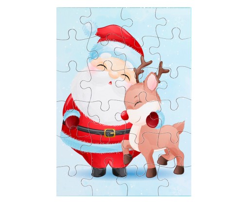 PUZZLE prezent dziecko ŚWIĘTA MIKOŁAJ świąteczne