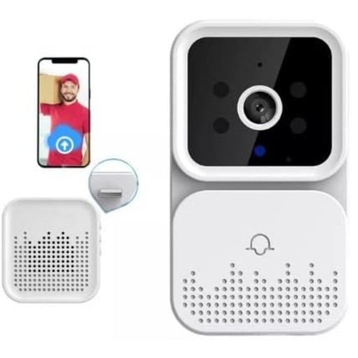 DZWONEK BEZPRZEWODOWY KAMERA WIDEO DOMOFON WIFI TUYA ANDROID IOS